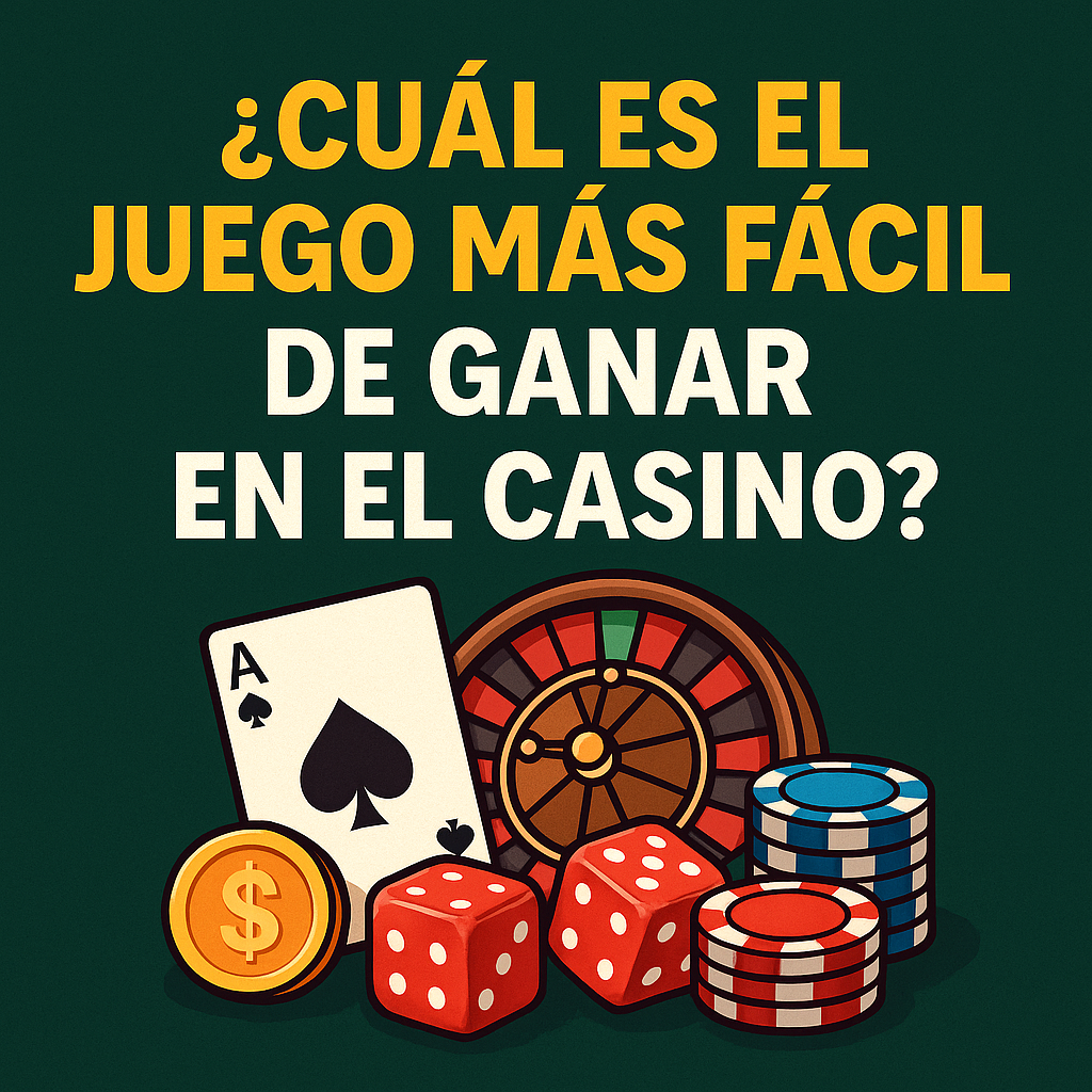 ¿cuál es el juego más fácil de ganar en el casino?